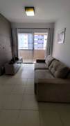 Sala com acesso à varanda, apartamento Mondrian em Águas Claras