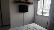 Suíte com janela ampla, apartamento Mondrian em Águas Claras